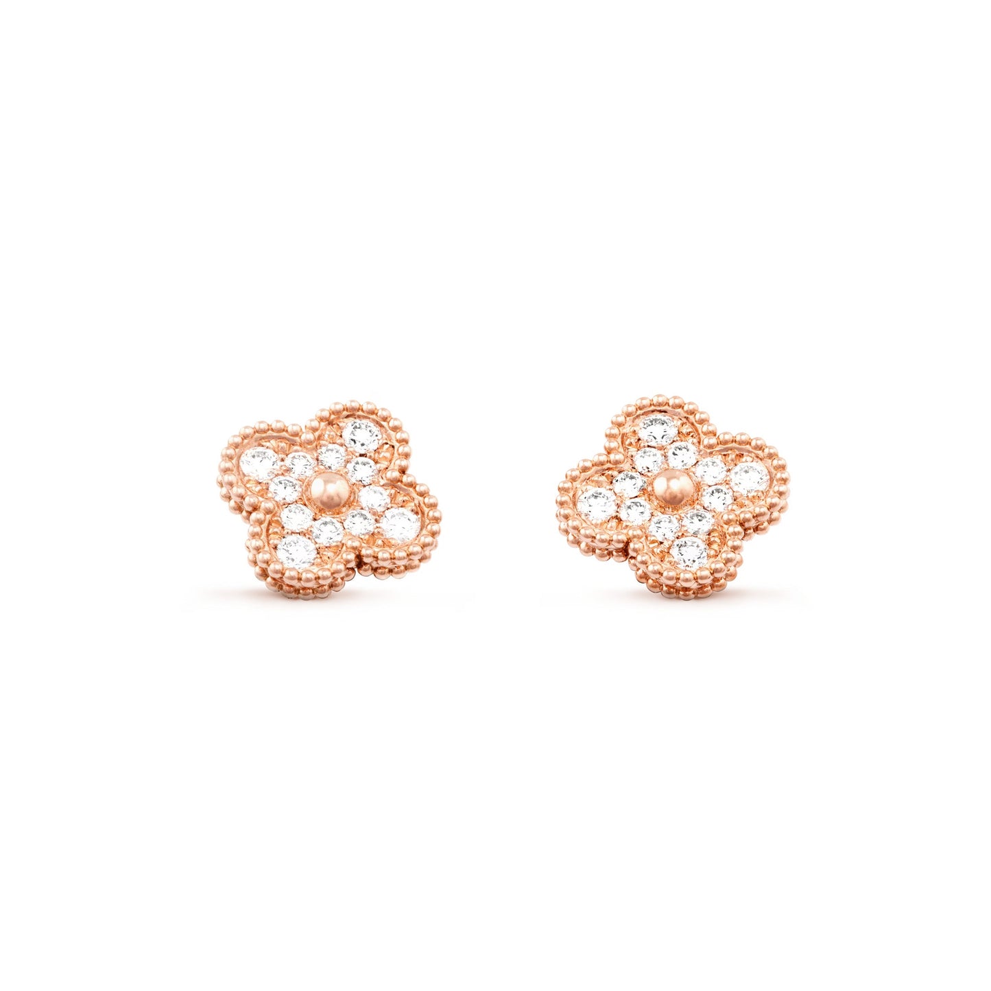 CLOVER DIAMOND EARRINGS - Ayka Diamonds - LAB GROWN DIAMOND JEWELLERY
