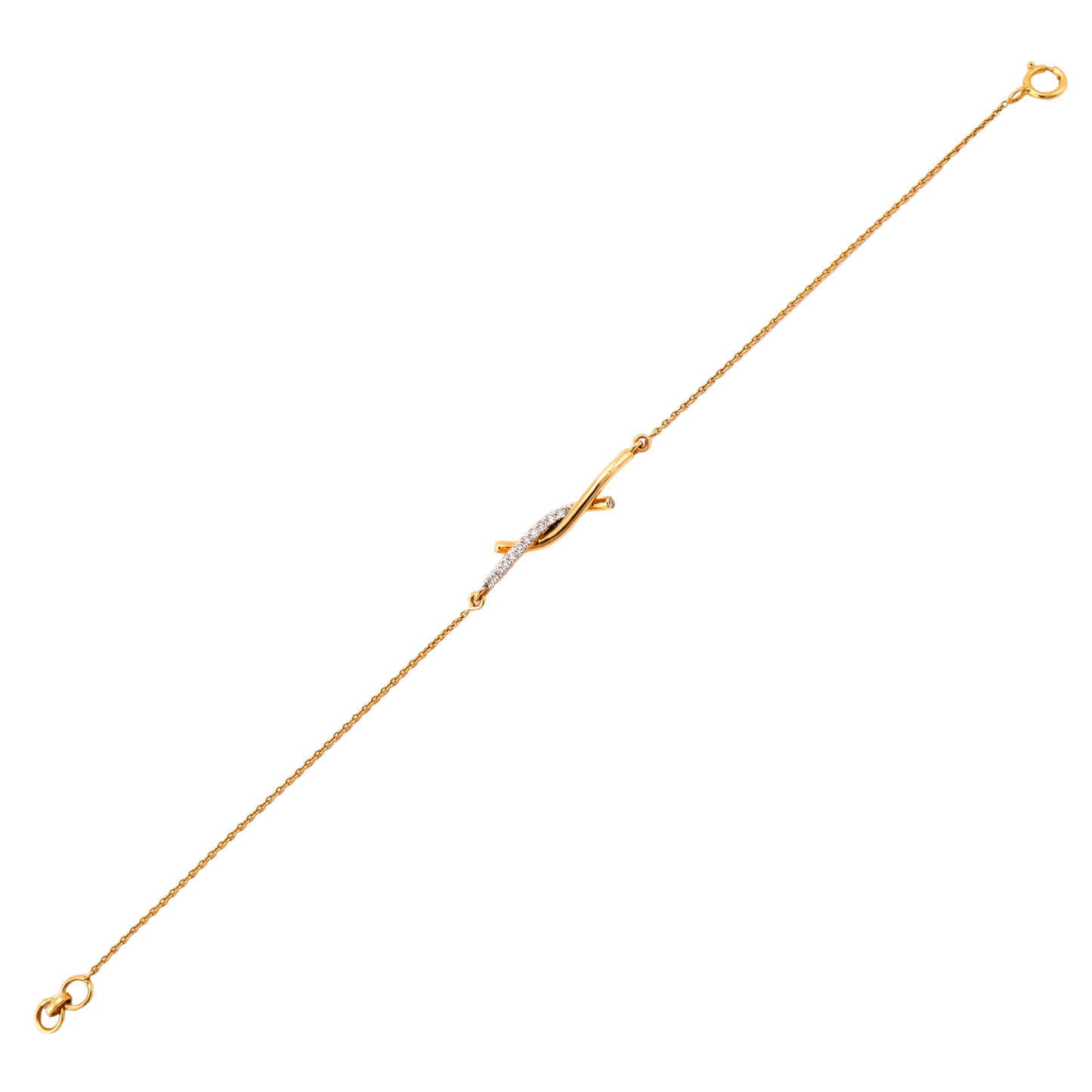 TWISTED LOVE DIAMOND BRACELET - Ayka Diamonds - LAB GROWN DIAMOND JEWELLERY