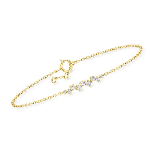 COSMIC SPRINKLE DIAMOND CHAIN BRACELET - Ayka Diamonds - LAB GROWN DIAMOND JEWELLERY