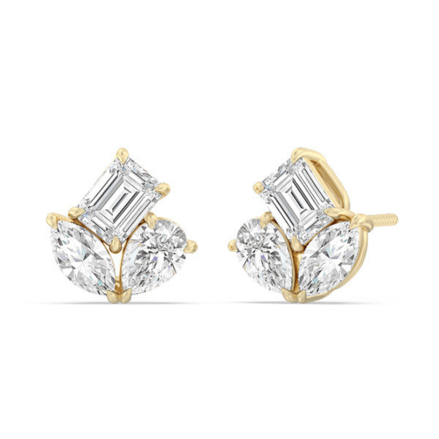 TRINITY DIAMOND EARRINGS - Ayka Diamonds - LAB GROWN DIAMOND JEWELLERY
