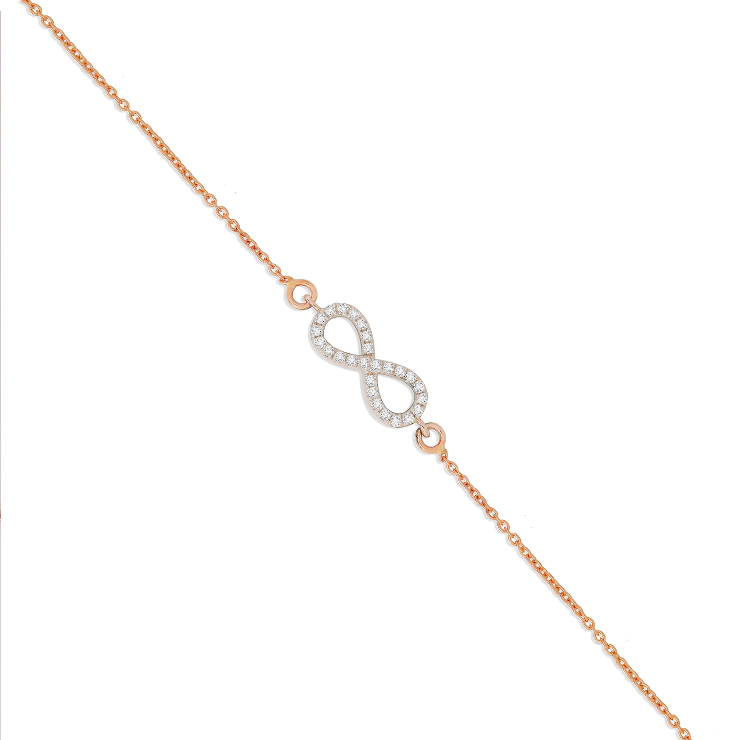INFINITY GRACE DIAMOND CHAIN BRACELET - Ayka Diamonds - LAB GROWN DIAMOND JEWELLERY