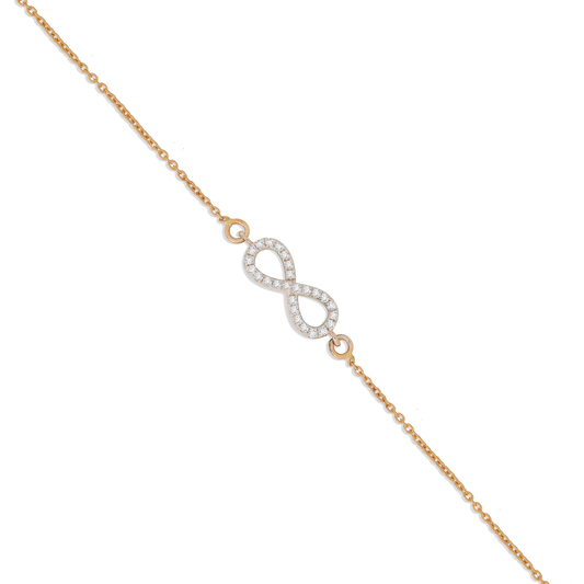 INFINITY GRACE DIAMOND CHAIN BRACELET - Ayka Diamonds - LAB GROWN DIAMOND JEWELLERY