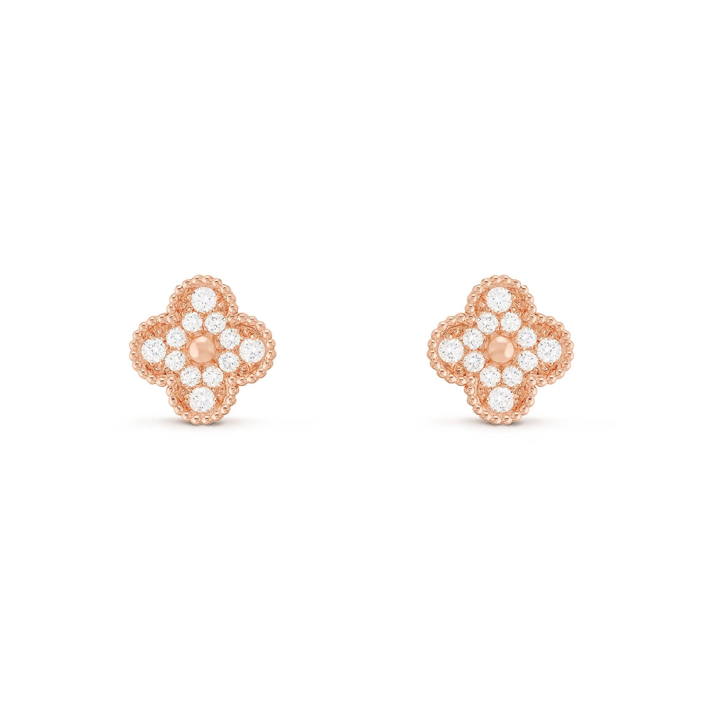 CLOVER DIAMOND EARRINGS - Ayka Diamonds - LAB GROWN DIAMOND JEWELLERY
