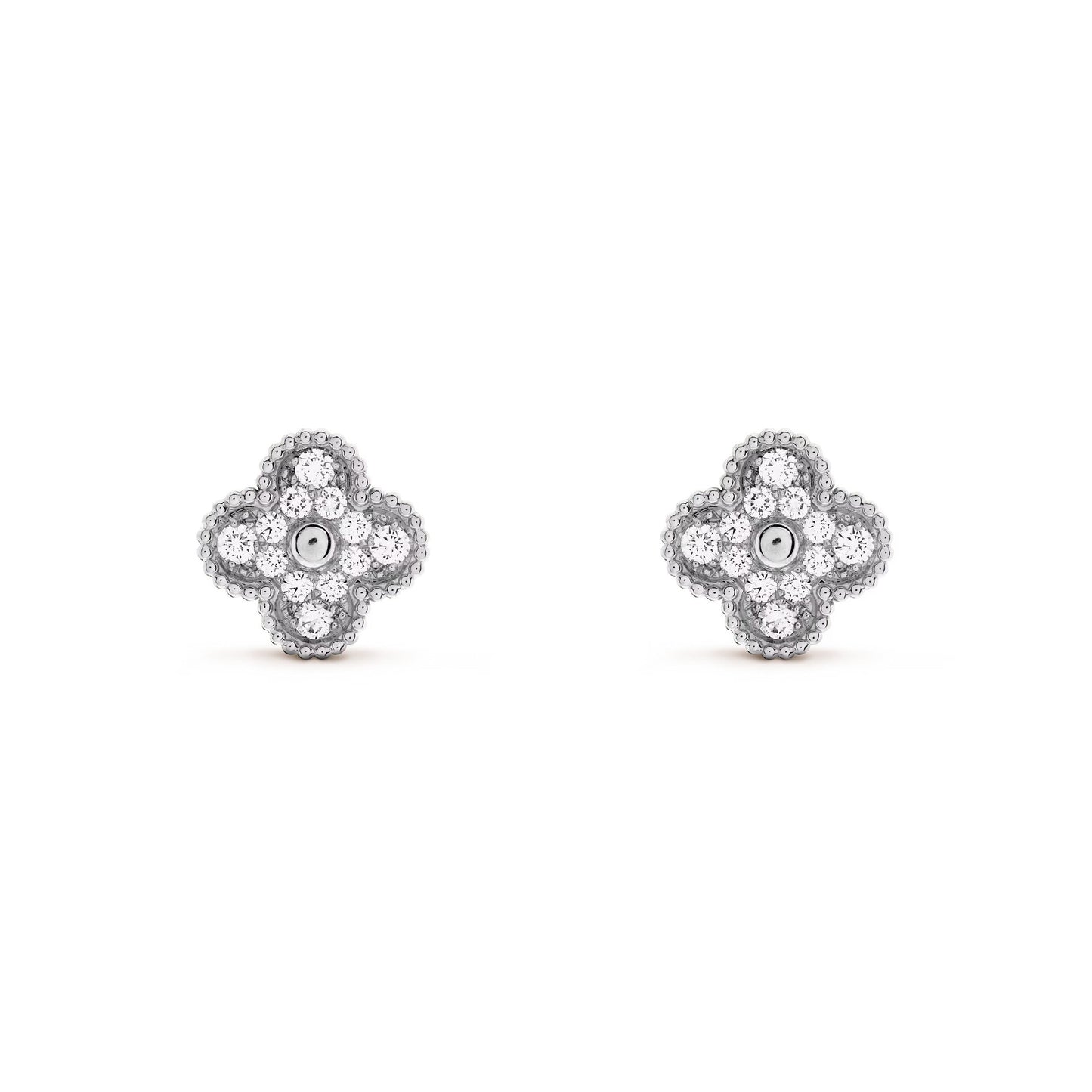 CLOVER DIAMOND EARRINGS - Ayka Diamonds - LAB GROWN DIAMOND JEWELLERY