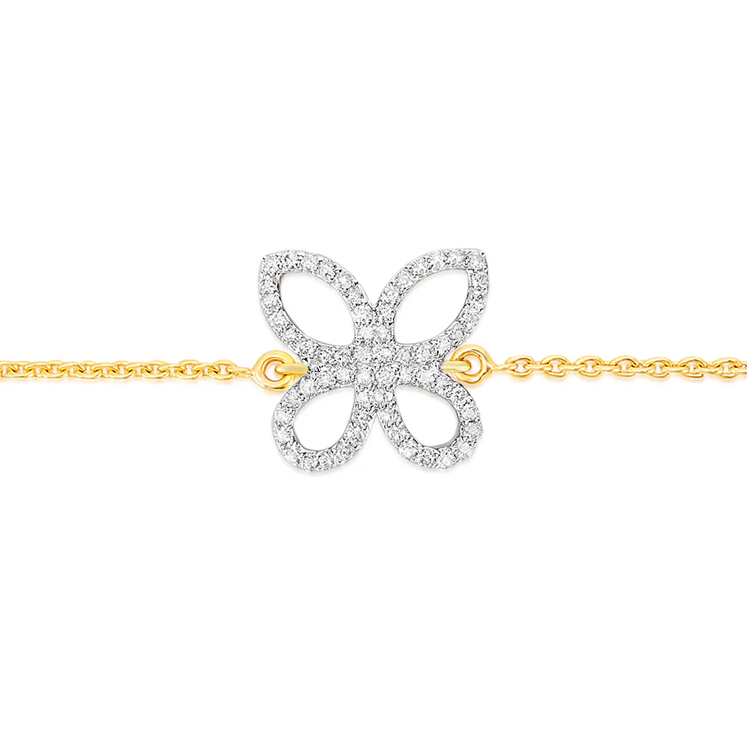 FLUTTERIA DIAMOND CHAIN BRACELET - Ayka Diamonds - LAB GROWN DIAMOND JEWELLERY