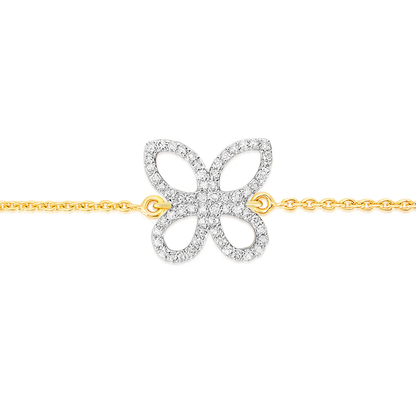 FLUTTERIA DIAMOND CHAIN BRACELET - Ayka Diamonds - LAB GROWN DIAMOND JEWELLERY
