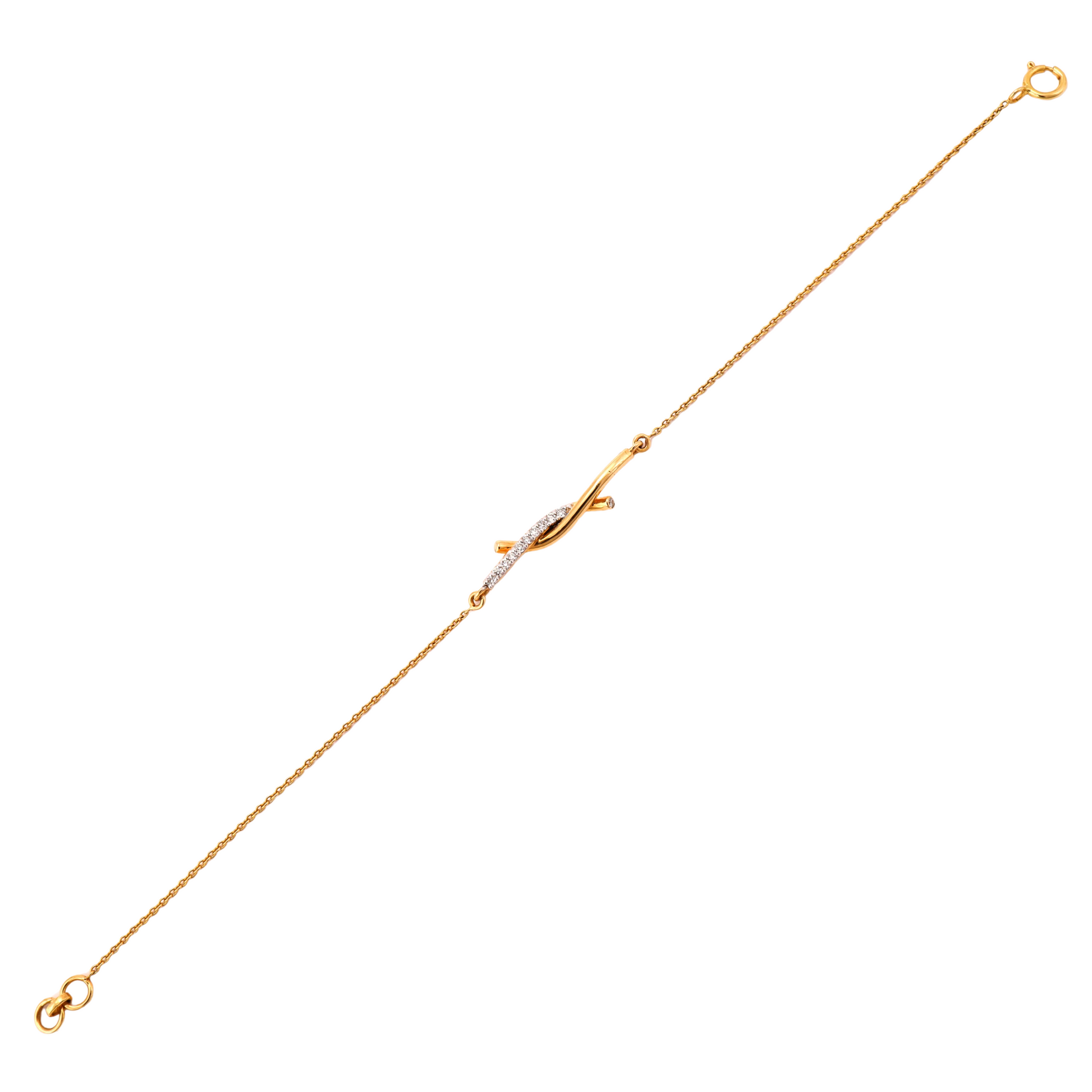 TWISTED LOVE DIAMOND BRACELET - Ayka Diamonds - LAB GROWN DIAMOND JEWELLERY