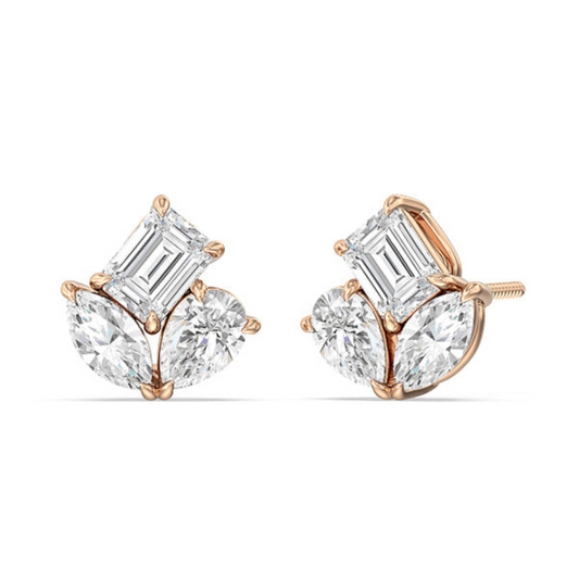 TRINITY DIAMOND EARRINGS - Ayka Diamonds - LAB GROWN DIAMOND JEWELLERY