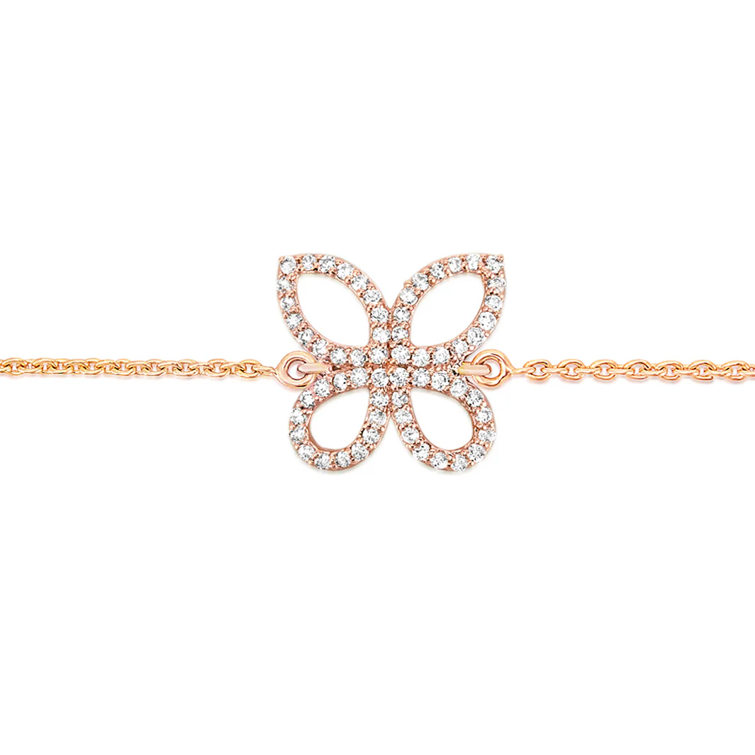 FLUTTERIA DIAMOND CHAIN BRACELET - Ayka Diamonds - LAB GROWN DIAMOND JEWELLERY
