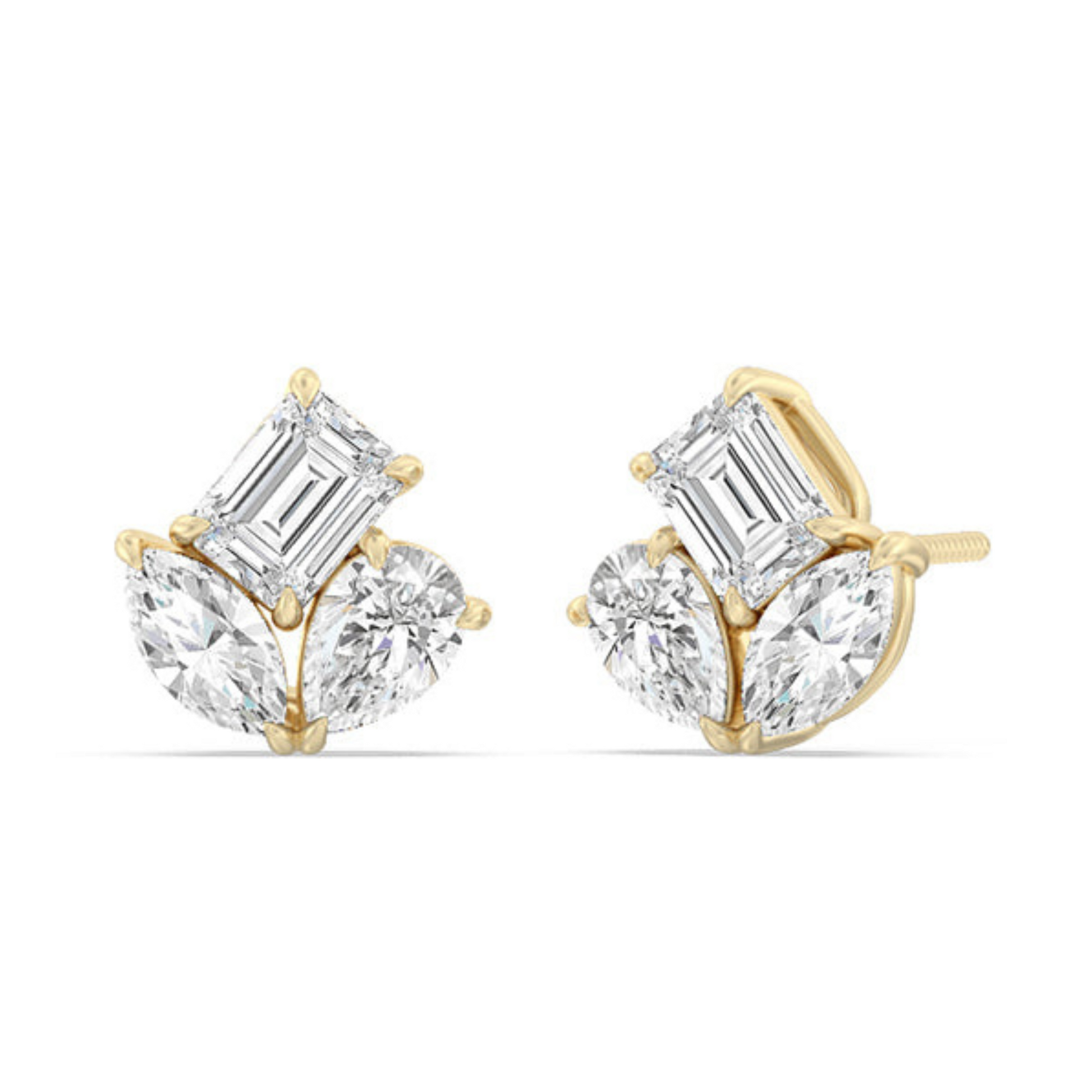 TRINITY DIAMOND EARRINGS - Ayka Diamonds - LAB GROWN DIAMOND JEWELLERY