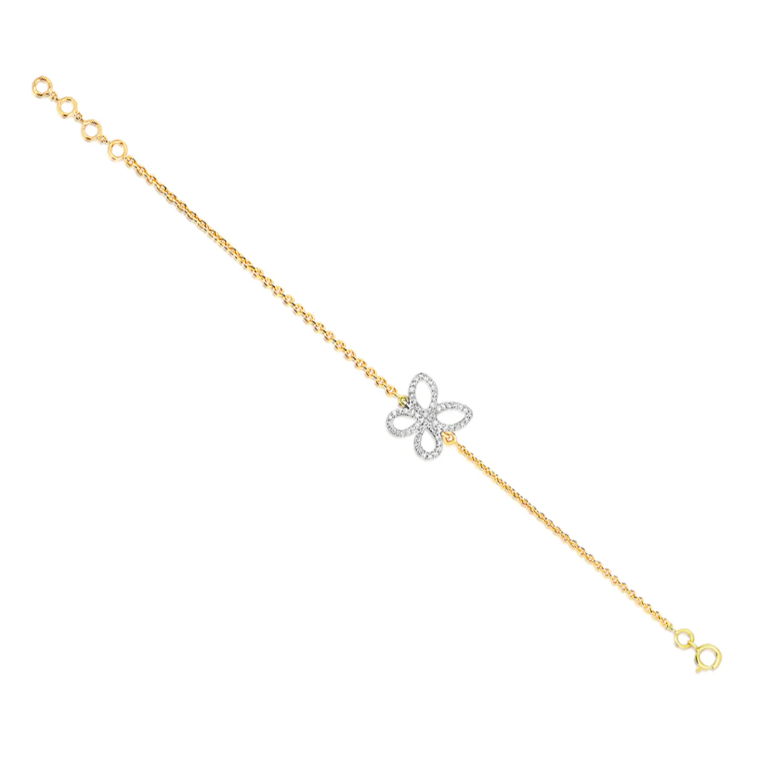 FLUTTERIA DIAMOND CHAIN BRACELET - Ayka Diamonds - LAB GROWN DIAMOND JEWELLERY