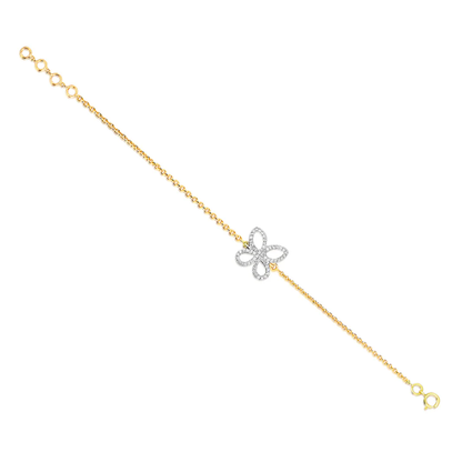 FLUTTERIA DIAMOND CHAIN BRACELET - Ayka Diamonds - LAB GROWN DIAMOND JEWELLERY