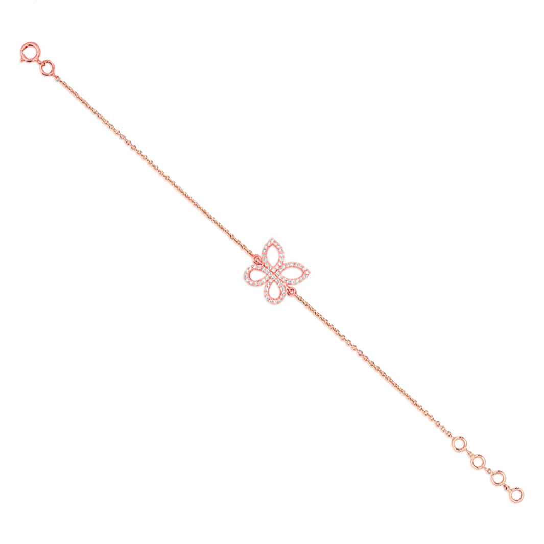 FLUTTERIA DIAMOND CHAIN BRACELET - Ayka Diamonds - LAB GROWN DIAMOND JEWELLERY