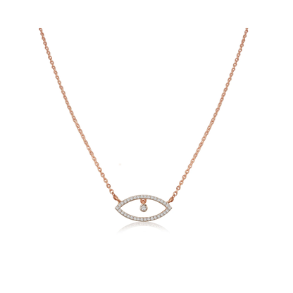 EVIL EYE DIAMOND CHAIN - Ayka Diamonds - LAB GROWN DIAMOND JEWELLERY