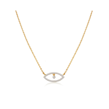 EVIL EYE DIAMOND CHAIN - Ayka Diamonds - LAB GROWN DIAMOND JEWELLERY