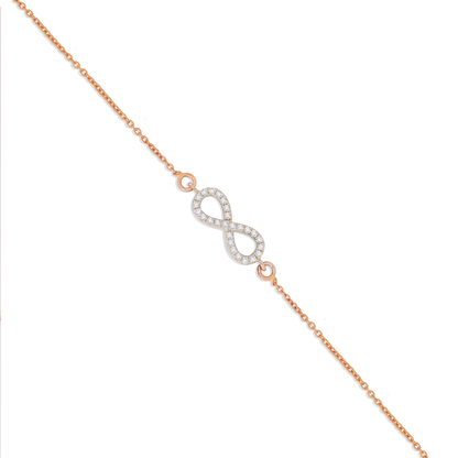 INFINITY GRACE DIAMOND CHAIN BRACELET - Ayka Diamonds - LAB GROWN DIAMOND JEWELLERY