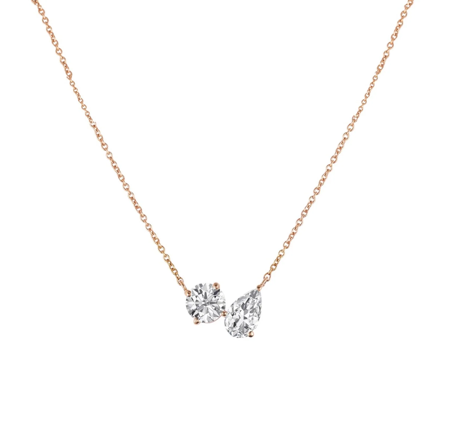 CELESTE DUET SOLITAIRE CHAIN - Ayka Diamonds - LAB GROWN DIAMOND JEWELLERY