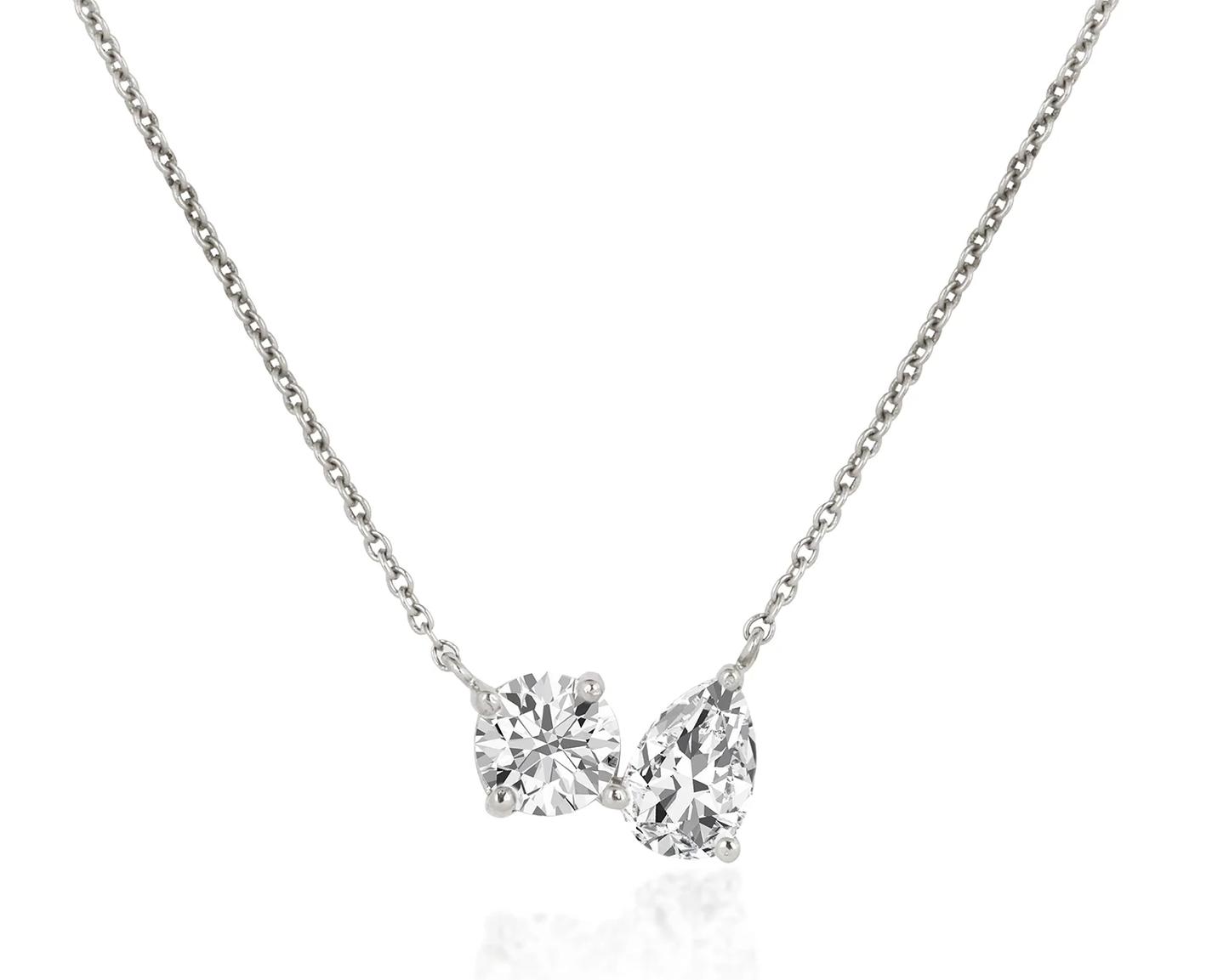 CELESTE DUET SOLITAIRE CHAIN - Ayka Diamonds - LAB GROWN DIAMOND JEWELLERY