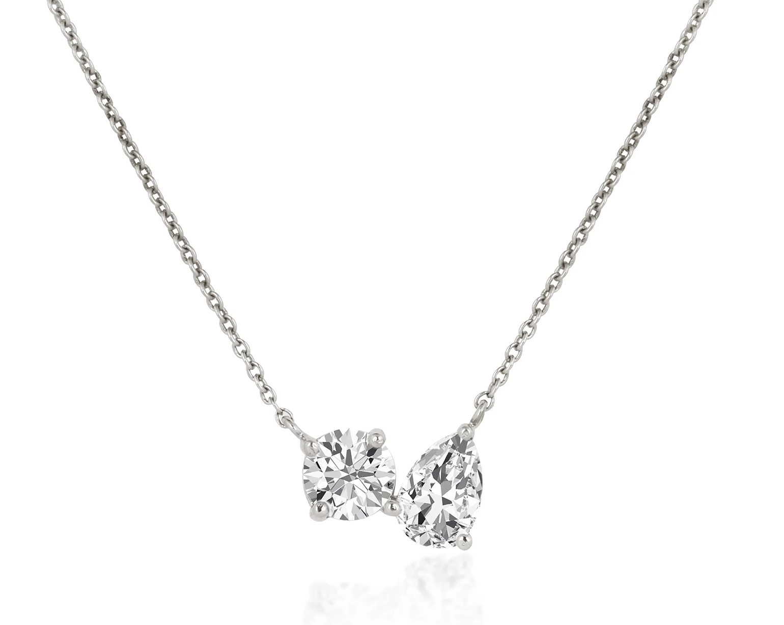 CELESTE DUET SOLITAIRE CHAIN - Ayka Diamonds - LAB GROWN DIAMOND JEWELLERY