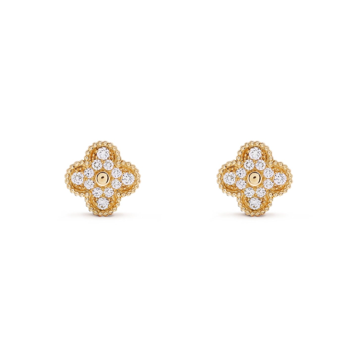 CLOVER DIAMOND EARRINGS - Ayka Diamonds - LAB GROWN DIAMOND JEWELLERY