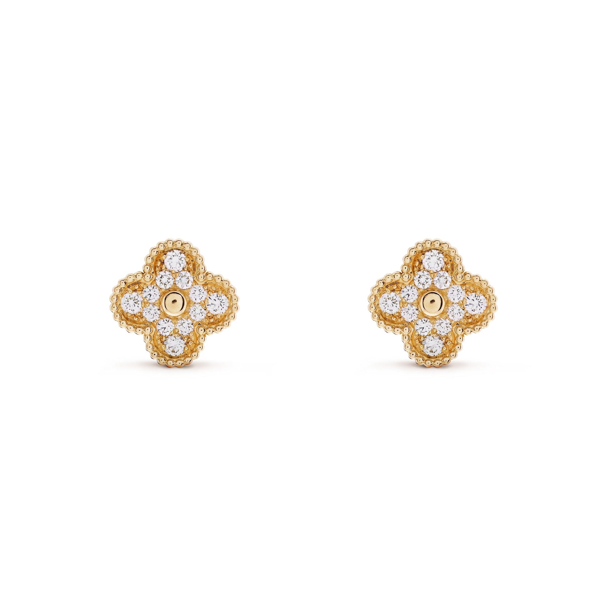 CLOVER DIAMOND EARRINGS - Ayka Diamonds - LAB GROWN DIAMOND JEWELLERY